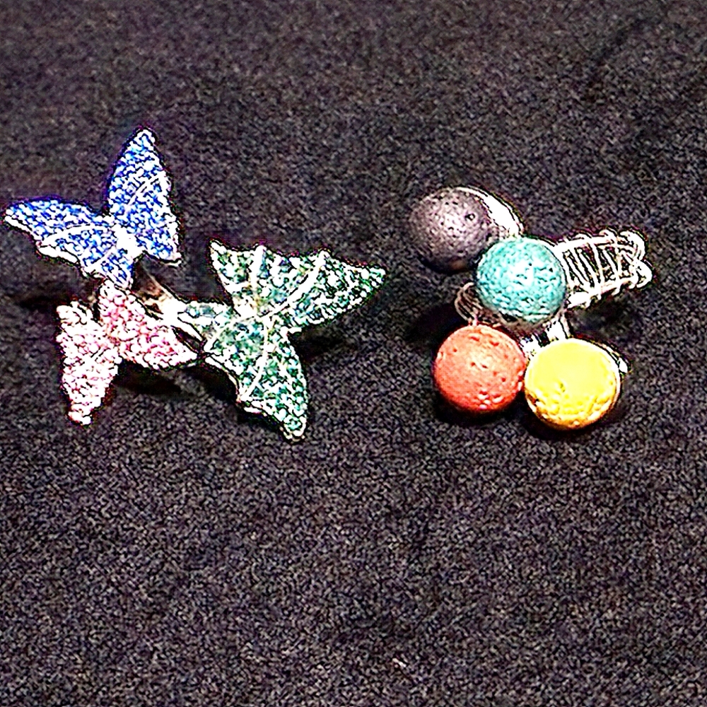 Two Vintage Sassy Jones rings.